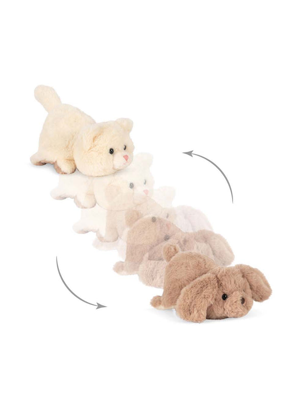 Flip Plush Cat to Dog