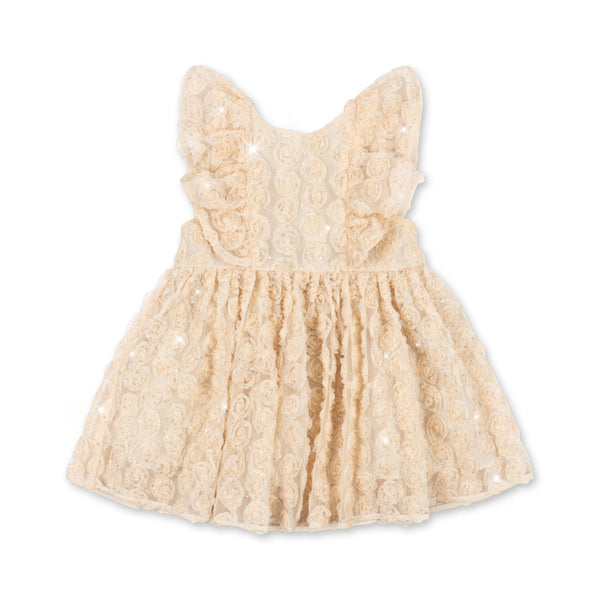 Ally Floral Dress Sandshell