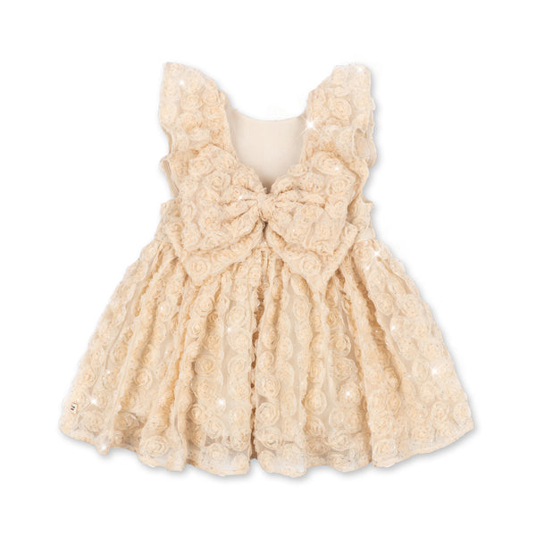 Ally Floral Dress Sandshell
