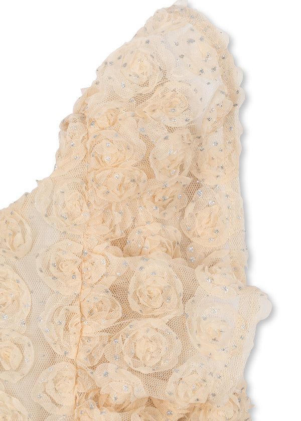 Ally Floral Dress Sandshell