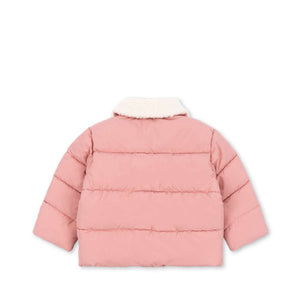 Konges Sløjd Winterjacke Alpi Rosette, Fleece-Kragen im Detail