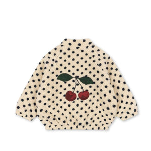 Teddyjacke Jody Dot Lumiere – Detail Reissverschluss