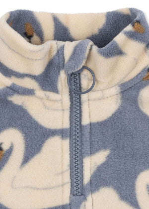 Kind trägt Konges Sløjd Tavi Fleece-Sweatshirt