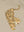 Langärmliges Ärmel-Lätzchen von Konges Sløjd, Tiger-Muster im Detail