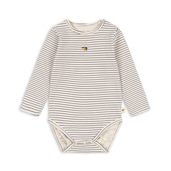 Konges Sløjd Body Basic Stripe Como fürs Baby – Vorderansicht