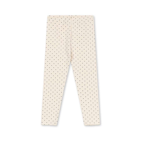 Konges Sløjd Leggings Blue Dot aus elastischer Bio-Baumwolle