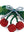 Konges Sløjd Haarclip Cherry mit Kirsch-Motiv