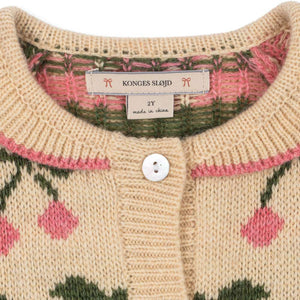 Konges Sløjd Strickjacke Belou Cherry, Rückansicht