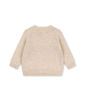 Strickpullover Billi von Konges Sløjd, Rundhalsausschnitt in Nahaufnahme
