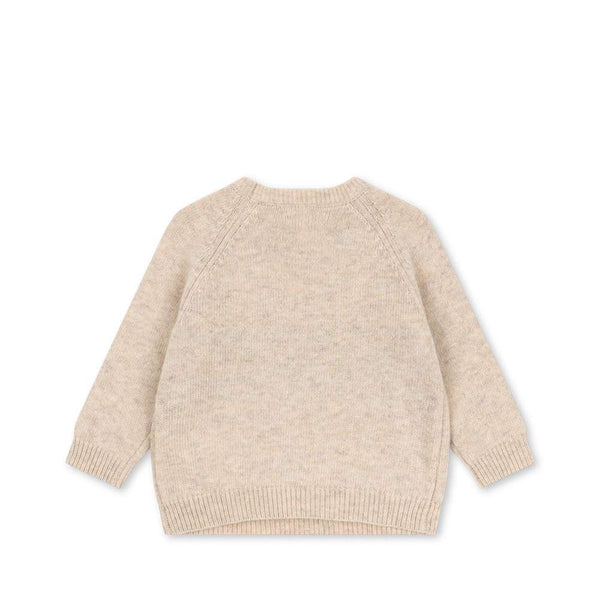 Strickpullover Billi von Konges Sløjd, Rundhalsausschnitt in Nahaufnahme