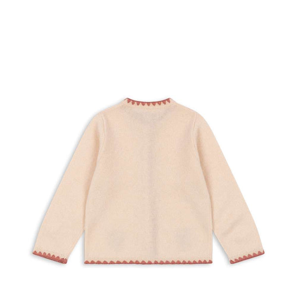 Konges Sløjd Strickjacke Collette Rosey – Nahaufnahme