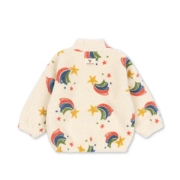Teddy Jacket Half Zip Jody Rainbow Star