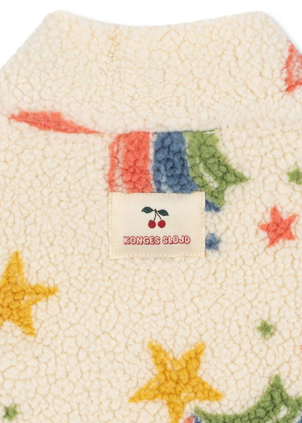 Teddy Jacket Half Zip Jody Rainbow Star