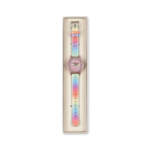 Konges Sløjd Kinderuhr Rainbow Glitter, Detailansicht