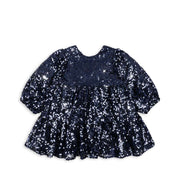Sequined Dress Purple Total Eclipse