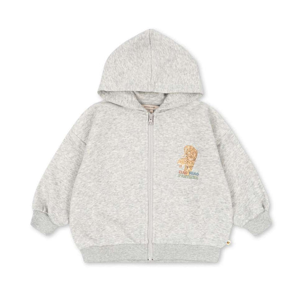 Sweat Zip Hoodie Lou Grey Melange