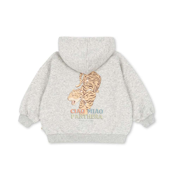 Sweat Zip Hoodie Lou Grey Melange