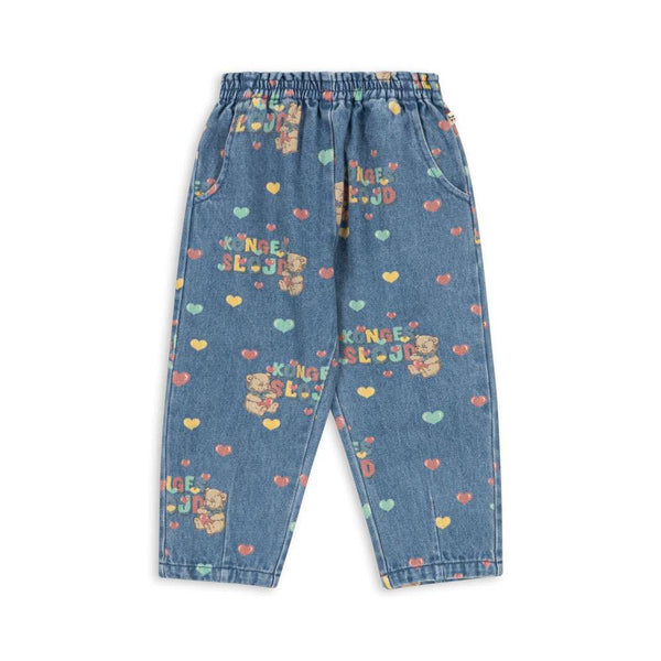Ruffle Jeans Magot Teddy Heart