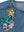 Sequined denim jacket Magot Rainbow Star