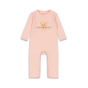 Konges Sløjd Strampler Minnie Pale Blush – Vorderansicht