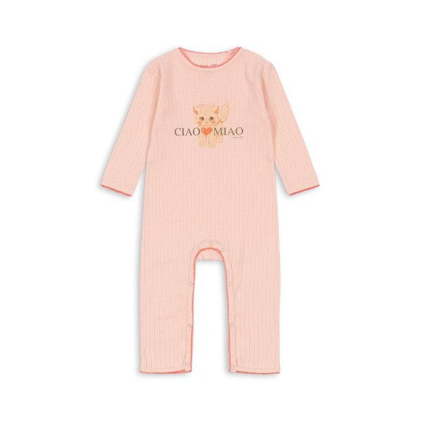Konges Sløjd Strampler Minnie Pale Blush – Vorderansicht