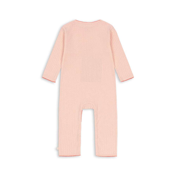 Konges Sløjd Strampler Minnie Pale Blush – Detailansicht