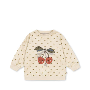 Konges Sløjd Sweatshirt Mitty Oyster Coeur – Vorderansicht