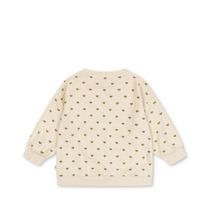 Konges Sløjd Sweatshirt Mitty Oyster Coeur – Rückansicht