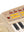 Keyboard Lemon von Konges Sløjd von oben, Tastatur und Klangregler