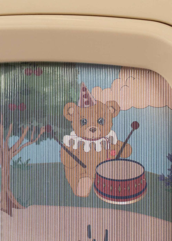 Drehknopf am Spielzeug-Fernseher Lemon von Konges Sløjd im Detail