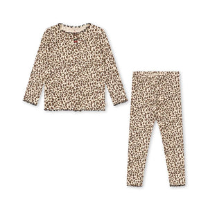Konges Sløjd Set Shirt und Leggings Rivi Leo – Vorderansicht