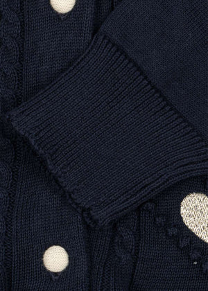 Strickjacke Soleil Total Eclipse von Konges Sløjd, Rückansicht