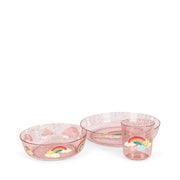 Glitter Dinnerware Set Rainbow