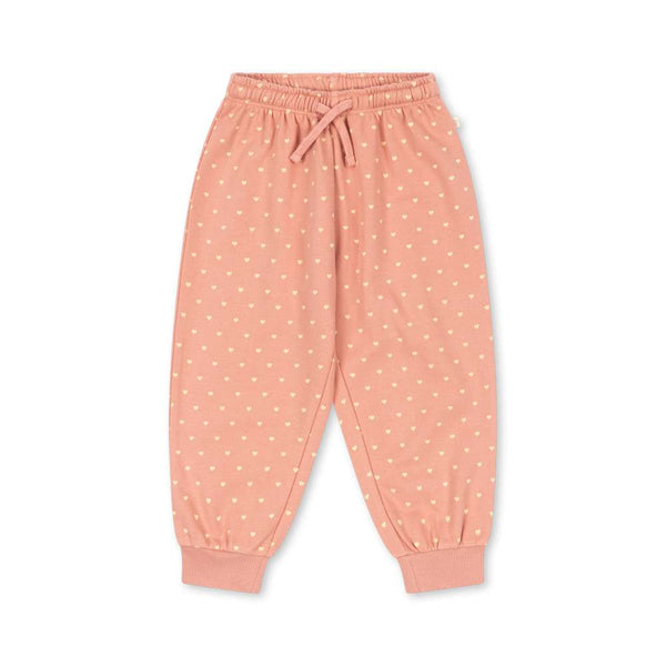 Konges Sløjd Sweathose Spotty Coeur Feathers – Vorderansicht