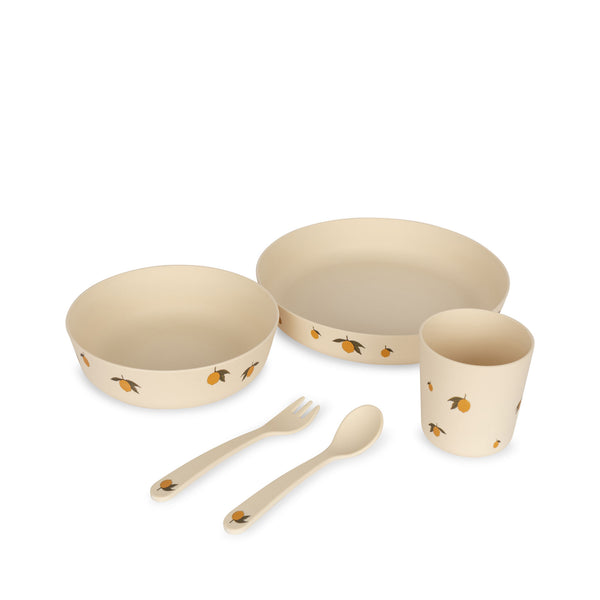 PLA tableware set Lemon