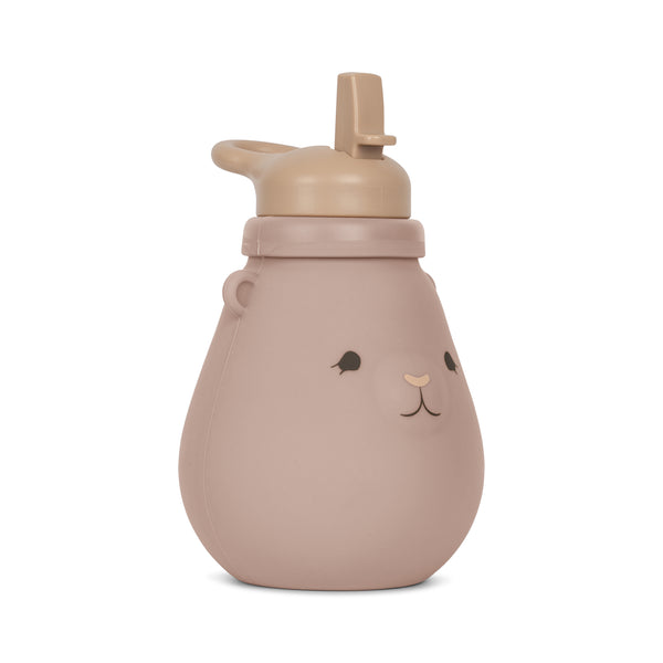 Silicone drinking bottle Teddy Blush