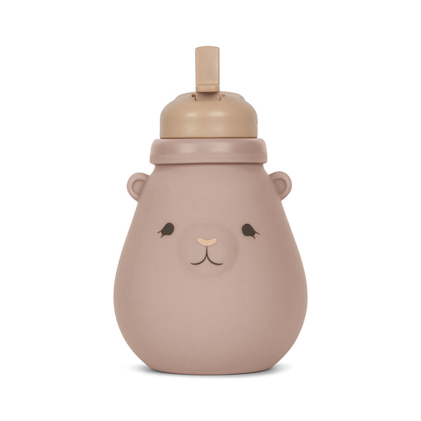 Silikon Trinkflasche Teddy Blush