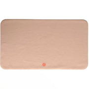 Silicone Leather Changing Mat & Placemat Peach/Green