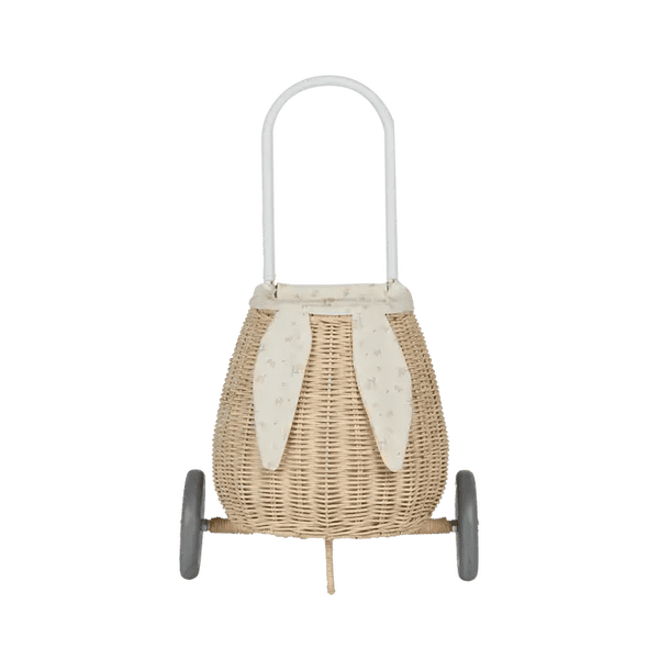 Rattan Bunny Luggy with lining Pansy
