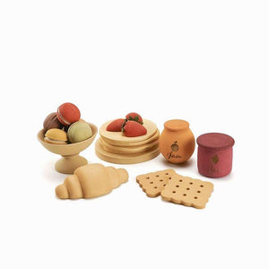 SABO concept Desserts-Set aus Holz mit Törtchen und Eis
