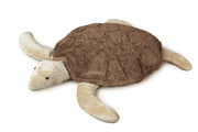 Stuffed toy turtle large brown