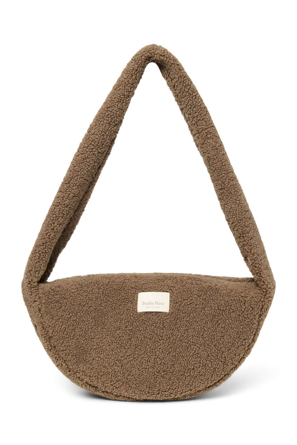 Studio Noos Brown Teddy Mini Cross Body Bag in Braun