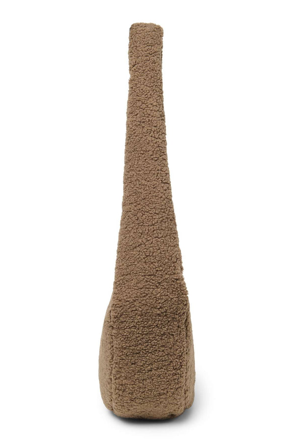 Studio Noos braune Teddy-Tasche, Material in Nahaufnahme