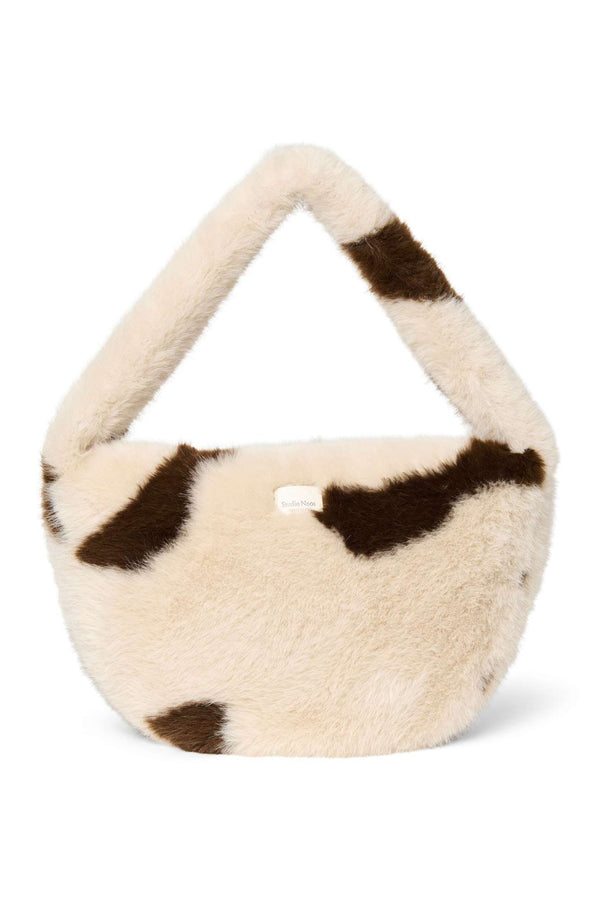 Studio Noos Faux Fur Cross Body Bag Holy Cow in Kuhfell-Optik