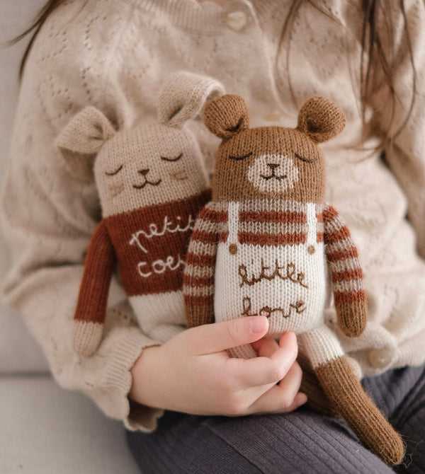Knitted Toy Teddy Little Love
