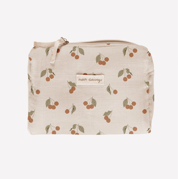 Cherry toiletry bag
