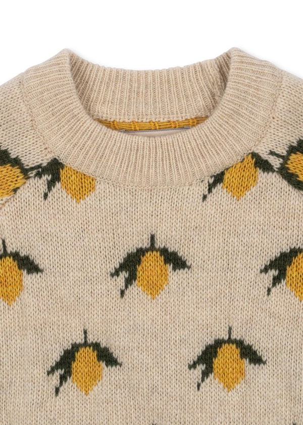 Belou knitted sweater Lemon
