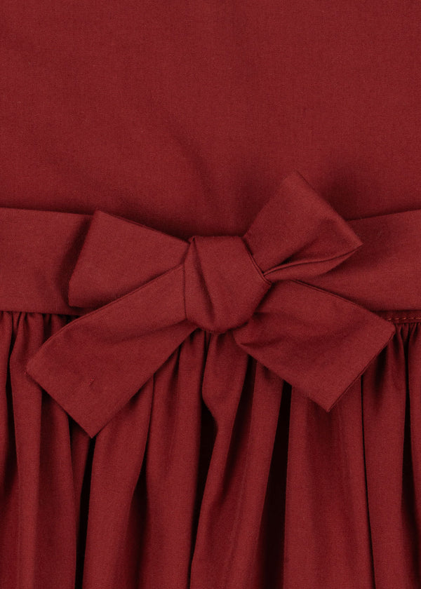 Coeur Collar Dress Red Dahlia