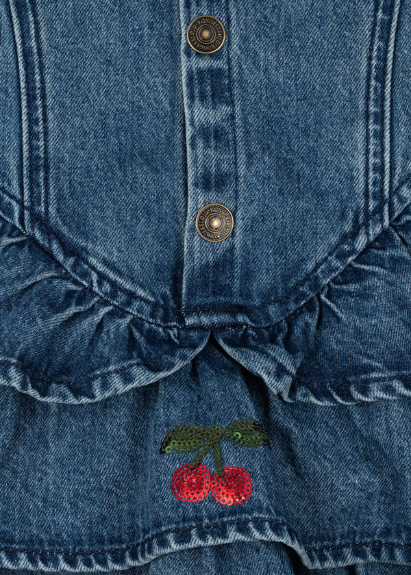 konges slojd denim dress Buy Konges Sljd Denim Blue Magot Strap Dress Gots