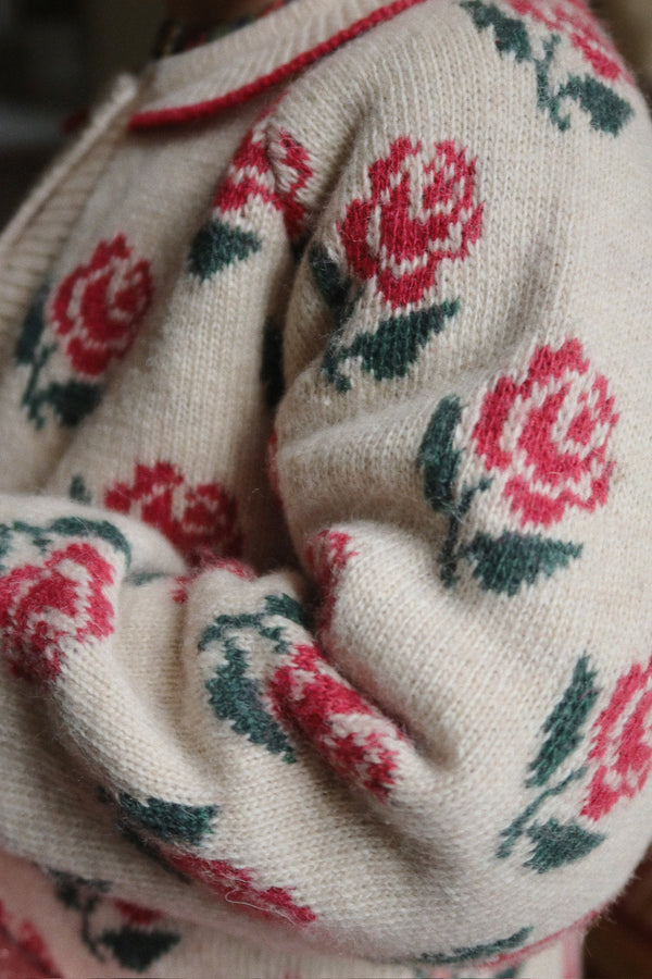 Belou Knitted Cardigan Rose